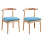 Wood Side Dining Chairs Open Back Dining Side Chair for Home
