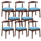 Wood Side Dining Chairs Open Back Dining Side Chair for Home