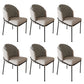 Modern Indoor Armless Dining Chair Upholstered Dining Side Chair