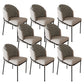 Modern Indoor Armless Dining Chair Upholstered Dining Side Chair