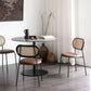 Chaises de salle à manger sans bras tapissées, chaise latérale de salle à manger industrielle