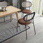 Chaises de salle à manger sans bras tapissées, chaise latérale de salle à manger industrielle