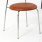 Chaises de salle à manger sans bras tapissées, chaise latérale de salle à manger industrielle