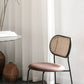 Chaises de salle à manger sans bras tapissées, chaise latérale de salle à manger industrielle