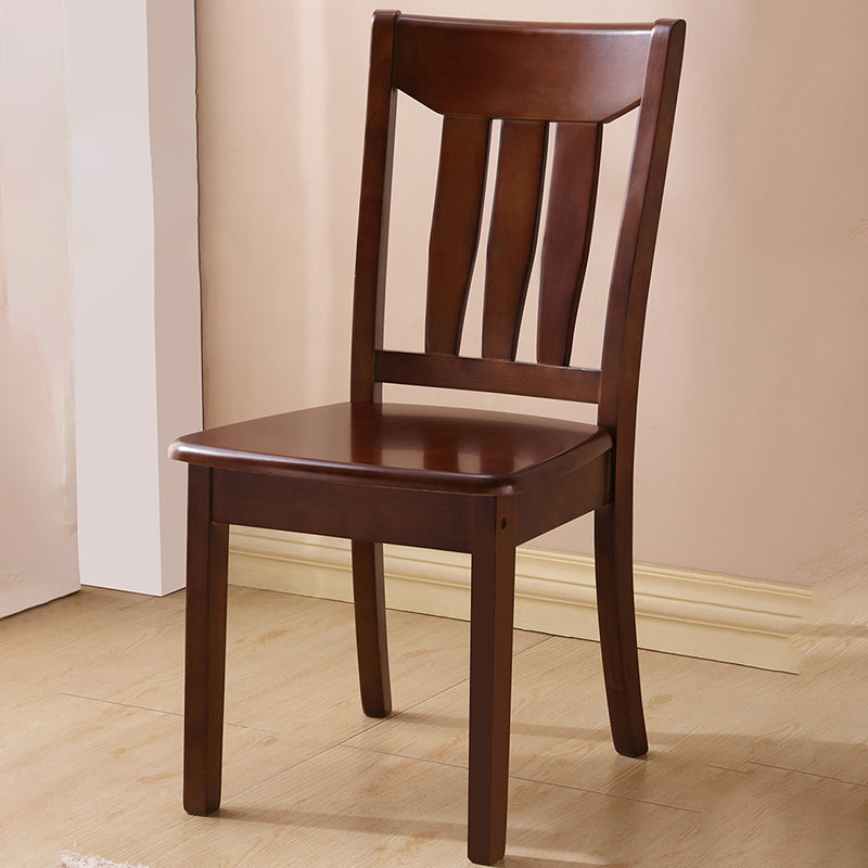 16.5" Wide Side Chair Industrial Wood Side Dining Armless Chairs