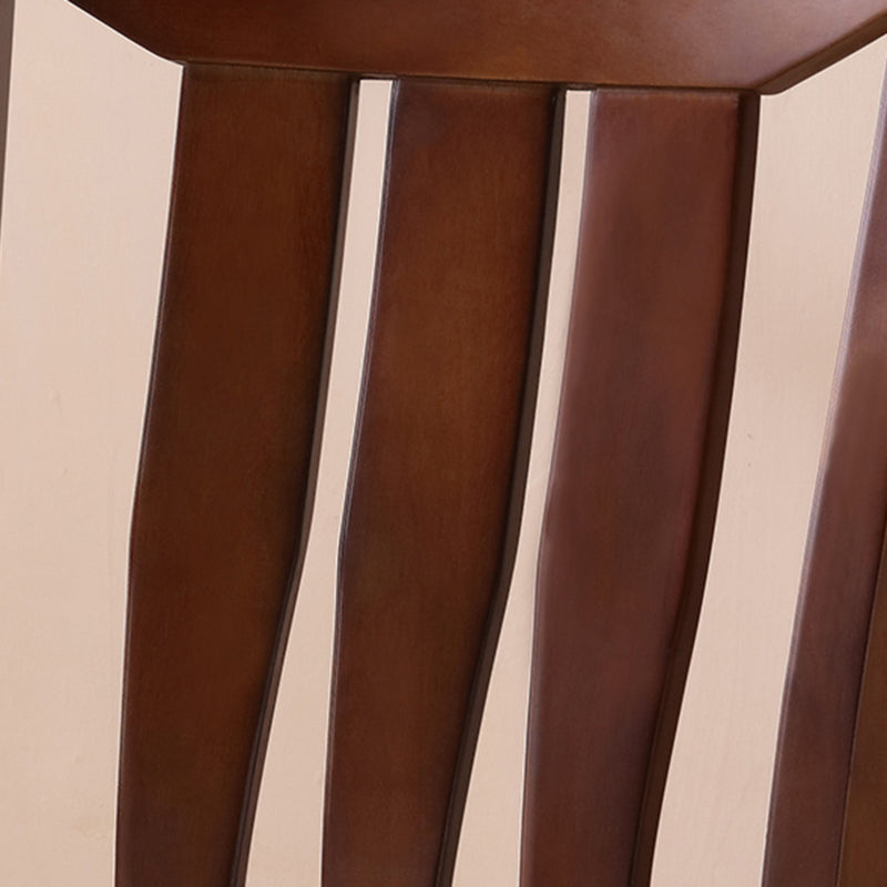 16.5" Wide Side Chair Industrial Wood Side Dining Armless Chairs