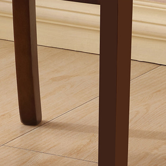 16.5" Wide Side Chair Industrial Wood Side Dining Armless Chairs