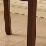 16.5" Wide Side Chair Industrial Wood Side Dining Armless Chairs