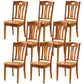 16.5" Wide Side Chair Industrial Wood Side Dining Armless Chairs