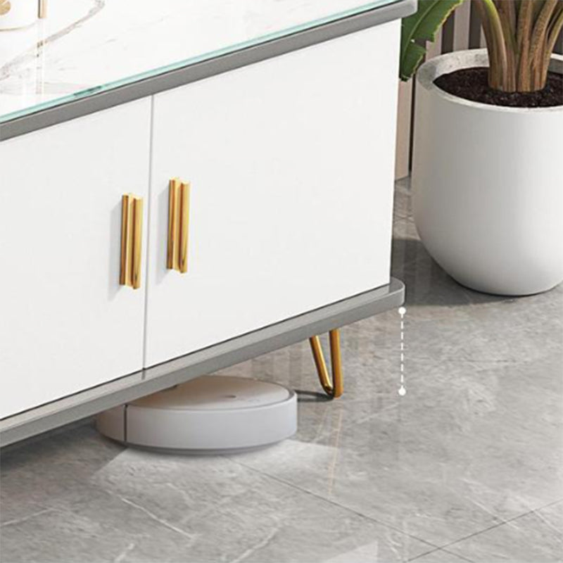 Glam – meuble TV, Console multimédia de rangement ouverte pour le salon