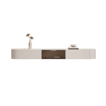 Contemporary TV Media Console Floating TV Console with 2 Drawers