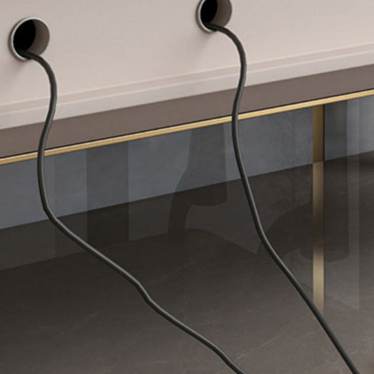 Console televisiva con console media televisiva contemporanea con 3 cassetti