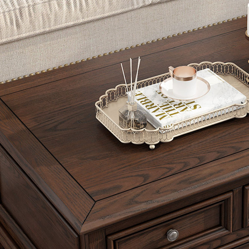 Traditional TV Media Console Solid Wood TV Console with Drawers Clearhalo 'furn' 'furn_tv_stands_entertainment_centers' 'Furniture' 'Living Room Furniture' 'TV Stands & Entertainment Centers' 'TV Stands & Media Storage Furniture' 'tv_stands_entertainment_centers' 6682969