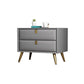 Contemporary Bed Nightstand Leather Bedside Cabinet with 2 Drawers Clearhalo 'Bedroom Furniture' 'furn' 'furn_night_stand' 'Furniture' 'night_stand' 'Nightstands' 6683101