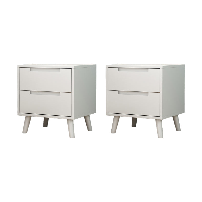 Comodino moderno comodino in legno massiccio di accento in legno massiccio per camera da letto