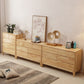 Contemporary 16" W Rubber Wood Storage Chest Bedroom Chest with Drawers