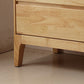 Contemporary 16" W Rubber Wood Storage Chest Bedroom Chest with Drawers