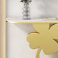 Tavolo console mezza luna glam tavolo accento resistente a graffi per Hall