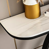 Tavolino moderno di accento di mezza luna per la sala da divano per sala