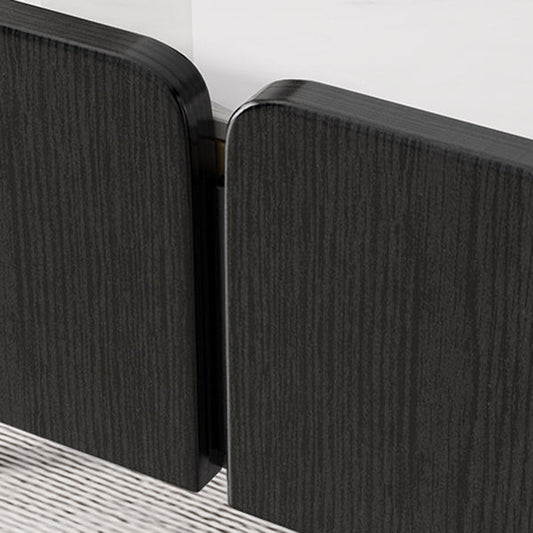 グラムオフィスデスクアンティーク仕上げコンピュータデスク2つの引き出し付きコンピューターデスク