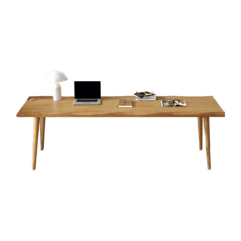 Bureau de bureau en bois massif contemporain du bureau rectangulaire pour le bureau