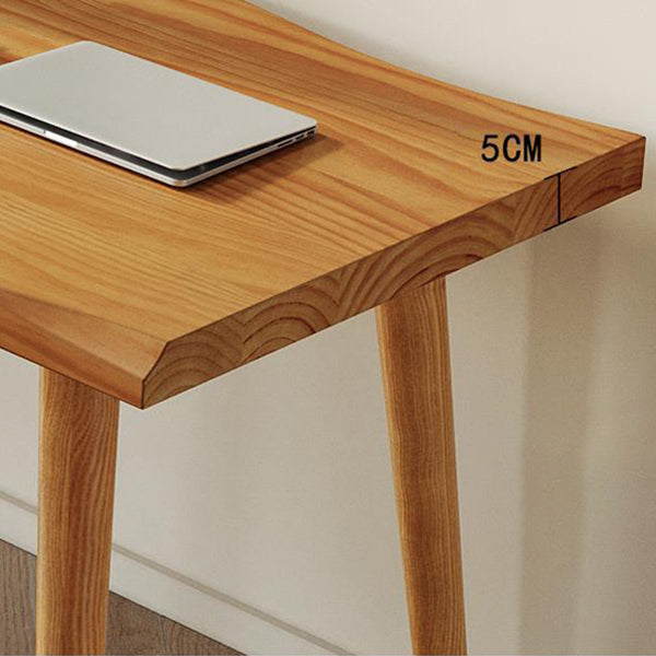 Bureau de bureau en bois massif contemporain du bureau rectangulaire pour le bureau