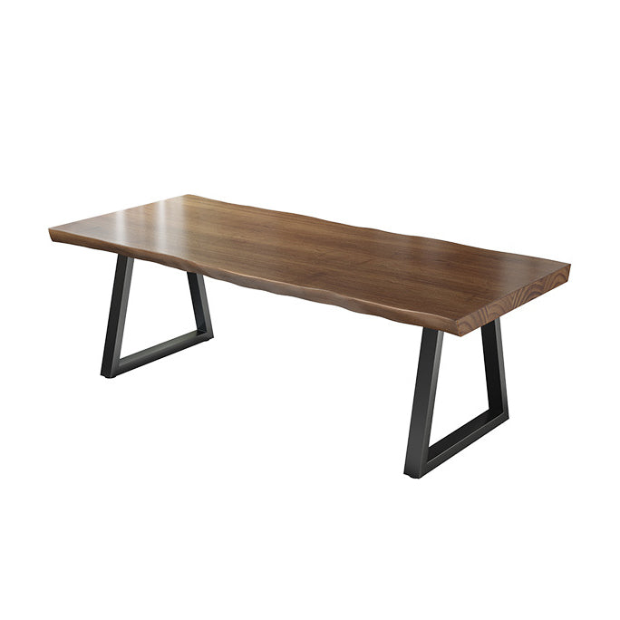 Zeitgenössischer Massivholz -Büro -Schreibtisch Rechteckiger Eisenschreibtisch für Büro