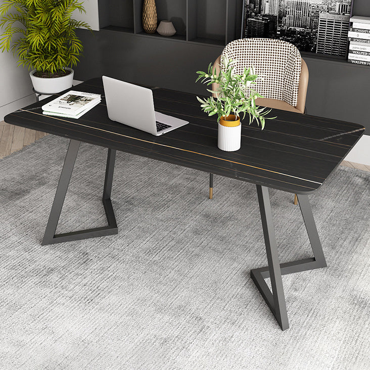 Zeitgenössischer gebogener Büro Schreibtisch Steinschreiberschreibtisch für Büro