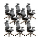 Modern Office Chair Removable Arms Adjustable Seat Height Desk Chair with Wheels