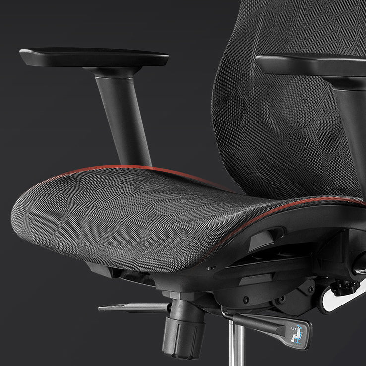Modern Office Chair Removable Arms Adjustable Seat Height Desk Chair with Wheels Clearhalo 'furn' 'furn_office_chair' 'Furniture' 'Office Chairs' 'Office Furniture' 'office_chair' 6685002