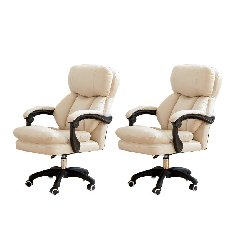 Chaise pivotante moderne Hauteur de siège réglable Inclinaison de mécanisme de bureau chaise de bureau avec roues