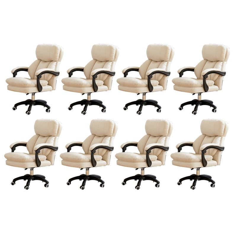 Chaise pivotante moderne Hauteur de siège réglable Inclinaison de mécanisme de bureau chaise de bureau avec roues