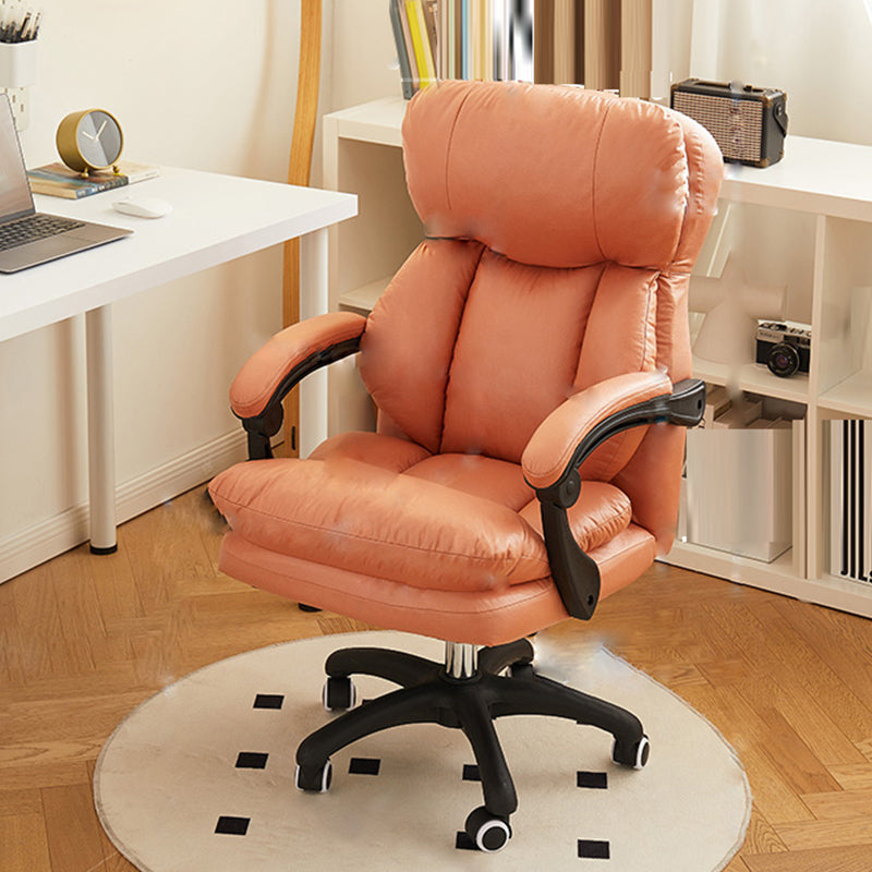 Chaise pivotante moderne Hauteur de siège réglable Inclinaison de mécanisme de bureau chaise de bureau avec roues