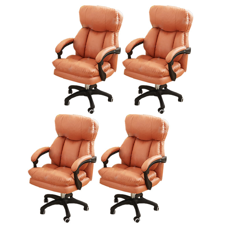 Chaise pivotante moderne Hauteur de siège réglable Inclinaison de mécanisme de bureau chaise de bureau avec roues