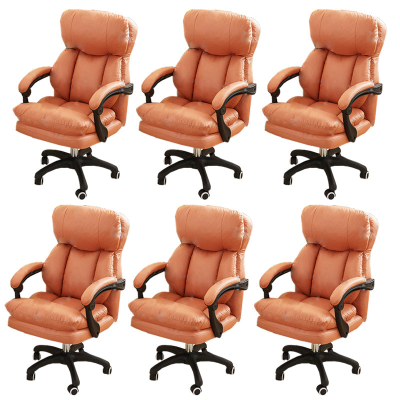 Chaise pivotante moderne Hauteur de siège réglable Inclinaison de mécanisme de bureau chaise de bureau avec roues