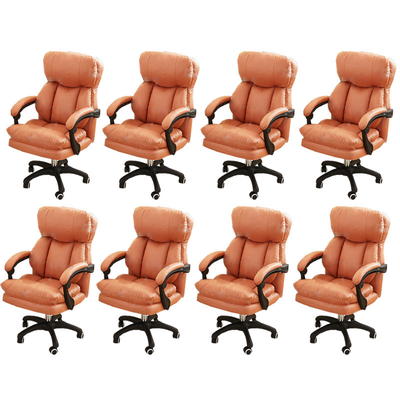 Chaise pivotante moderne Hauteur de siège réglable Inclinaison de mécanisme de bureau chaise de bureau avec roues