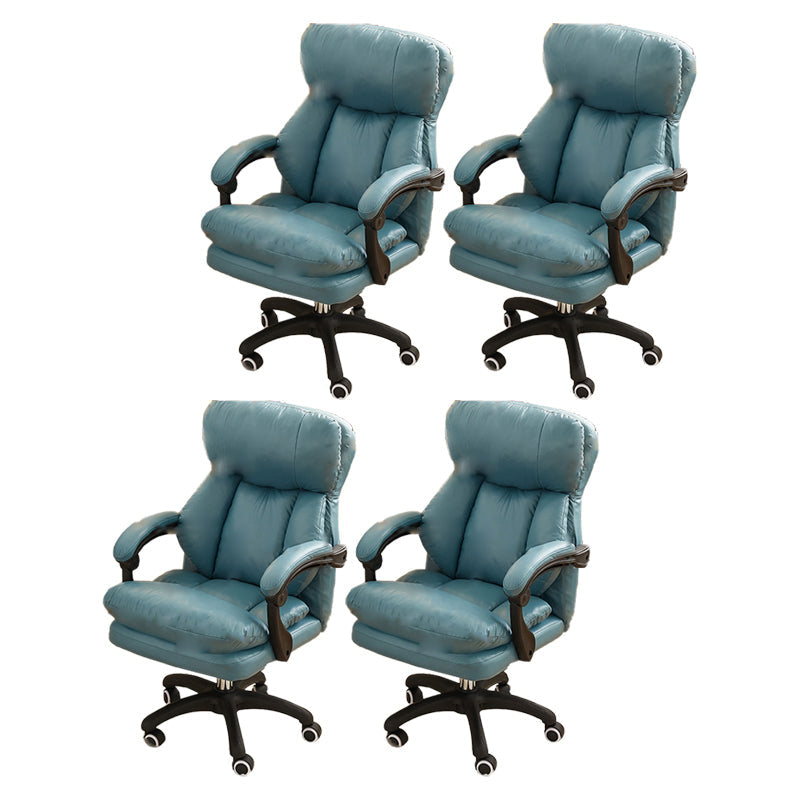 Chaise pivotante moderne Hauteur de siège réglable Inclinaison de mécanisme de bureau chaise de bureau avec roues