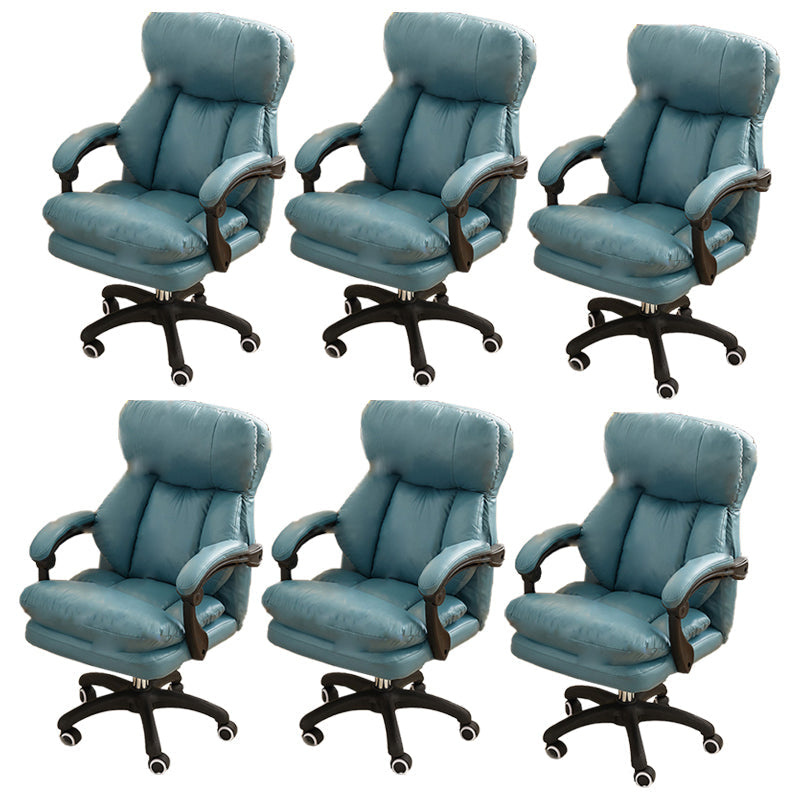 Chaise pivotante moderne Hauteur de siège réglable Inclinaison de mécanisme de bureau chaise de bureau avec roues