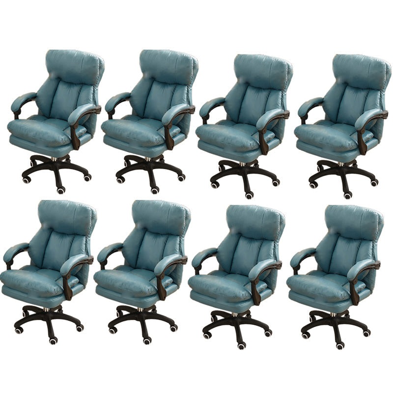 Chaise pivotante moderne Hauteur de siège réglable Inclinaison de mécanisme de bureau chaise de bureau avec roues