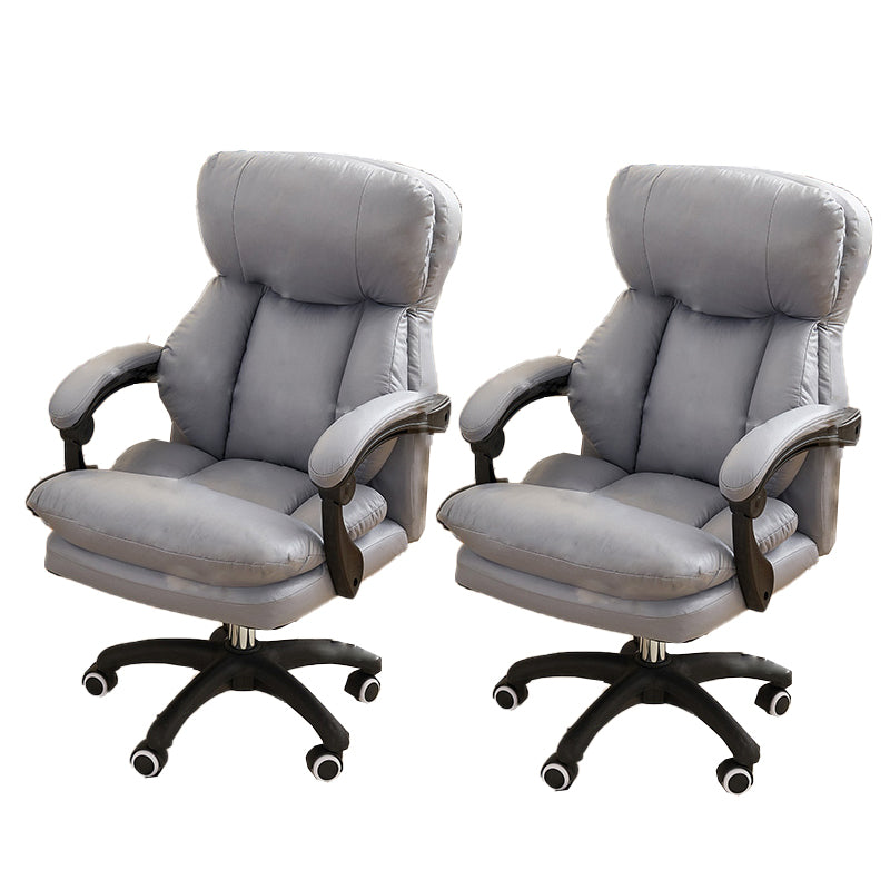 Chaise pivotante moderne Hauteur de siège réglable Inclinaison de mécanisme de bureau chaise de bureau avec roues