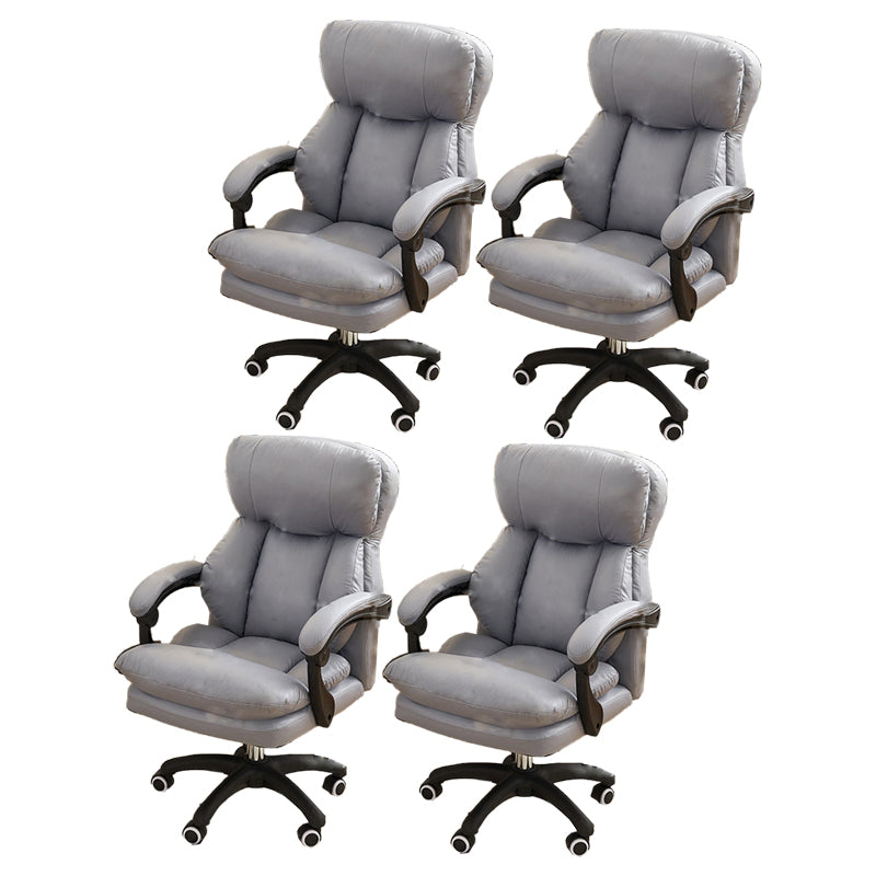 Chaise pivotante moderne Hauteur de siège réglable Inclinaison de mécanisme de bureau chaise de bureau avec roues