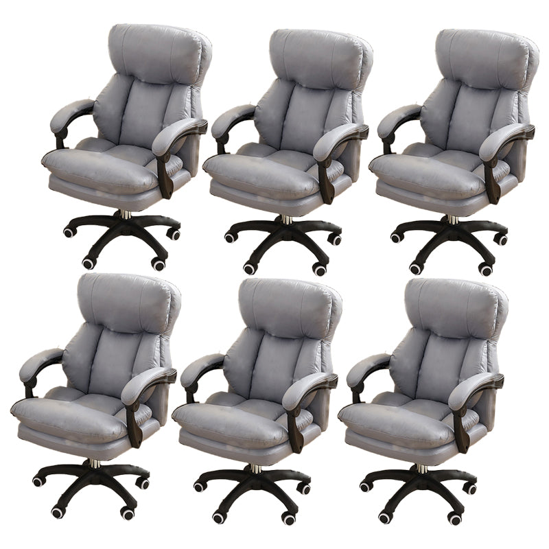 Chaise pivotante moderne Hauteur de siège réglable Inclinaison de mécanisme de bureau chaise de bureau avec roues