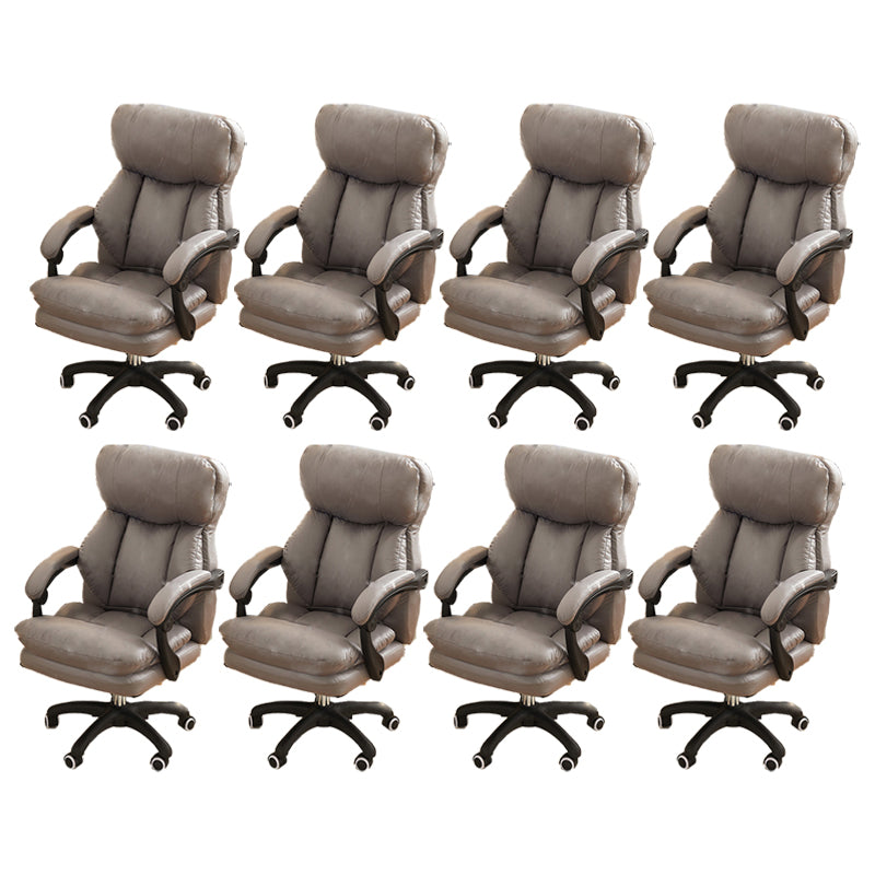 Chaise pivotante moderne Hauteur de siège réglable Inclinaison de mécanisme de bureau chaise de bureau avec roues