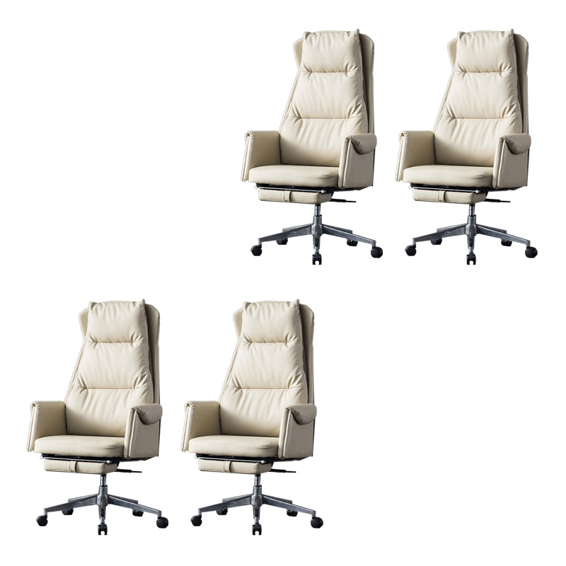 オフィスのためのコンテンポラリーレザーエグゼクティブチェアスイベルマネージャーの椅子