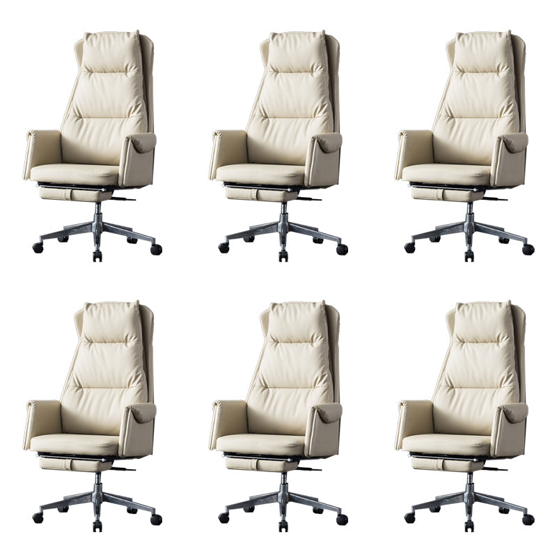 オフィスのためのコンテンポラリーレザーエグゼクティブチェアスイベルマネージャーの椅子