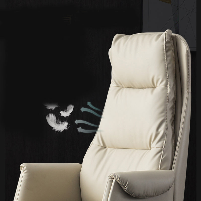 オフィスのためのコンテンポラリーレザーエグゼクティブチェアスイベルマネージャーの椅子