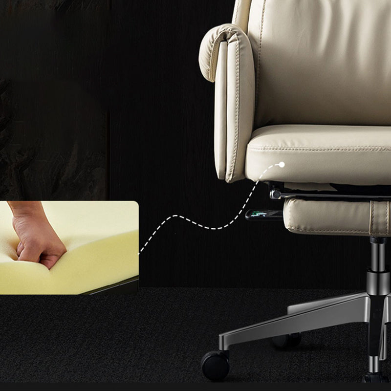 オフィスのためのコンテンポラリーレザーエグゼクティブチェアスイベルマネージャーの椅子