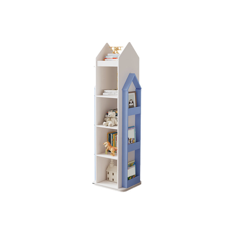 Modern Style Open Back Bookshelf Wooden Vertical Bookcase with Rectangular Shelves White Clearhalo 'Bookcases' 'furn' 'furn_bookcases' 'Furniture' 'Office Furniture' 6685560