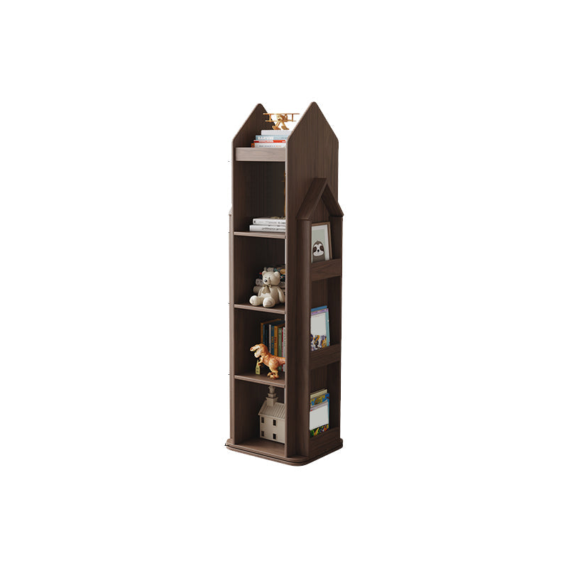 Modern Style Open Back Bookshelf Wooden Vertical Bookcase with Rectangular Shelves Clearhalo 'Bookcases' 'furn' 'furn_bookcases' 'Furniture' 'Office Furniture' 6685564