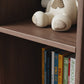 Modern Style Open Back Bookshelf Wooden Vertical Bookcase with Rectangular Shelves Clearhalo 'Bookcases' 'furn' 'furn_bookcases' 'Furniture' 'Office Furniture' 6685568